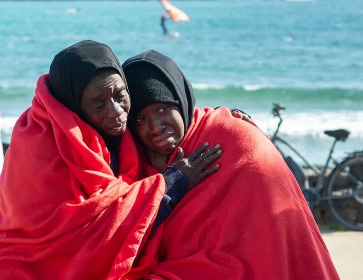 نجات پناهجویان آفریقایی در سواحل اسپانیا