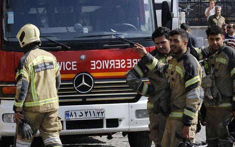 آتش سوزی در بیمارستان شهدای تجریش