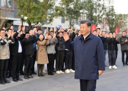 بازدید رییس جمهوری چین از یک شهرک مسکن اجاره ای