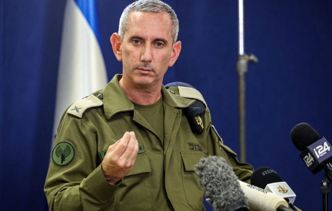 سخنگوی ارتش اسرائیل: درباره انفجارهای کرمان، هیچ حرفی ندارم