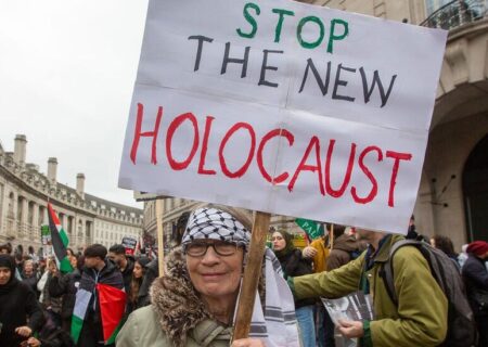 راهپیمایی عظیم حامیان فلسطین در شهر لندن
