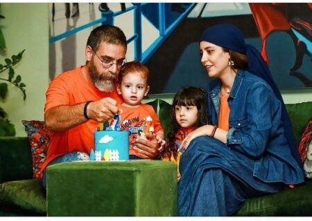 عکس خانوادگی شبنم قربانی برنده سیمرغ جشنواره فجر