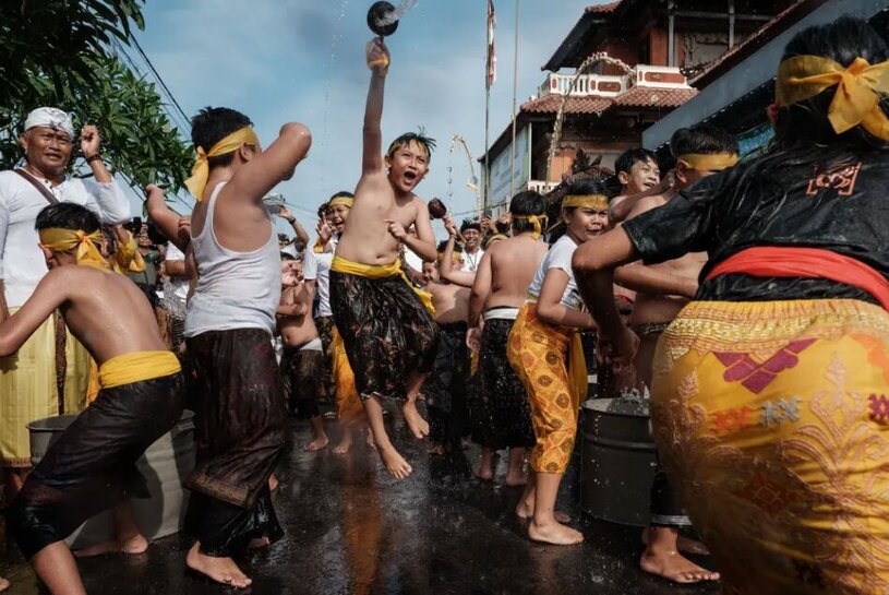 جشن آبپاشی هندوها در جزیره بالی اندونزی