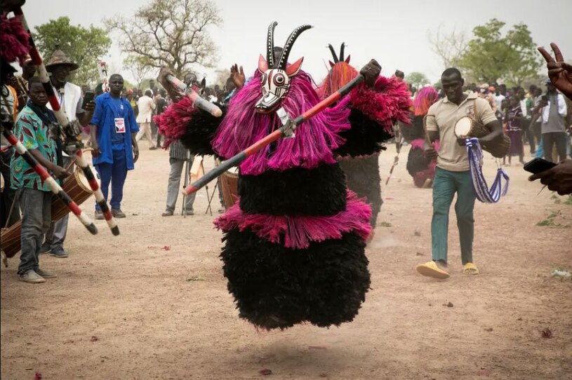 جشنواره ای سنتی در کشور آفریقایی