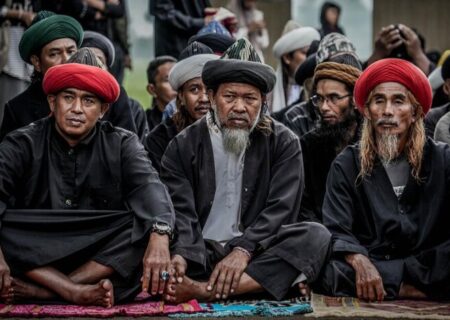 برگزاری نماز عید فطر در سوالاسی اندونزی