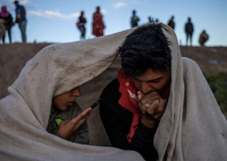 پناهجویان در مرز مکزیک و ایالات متحده آمریکا