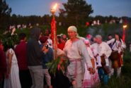 جشن آغاز انقلاب تابستانی در کرسنویارسک روسیه