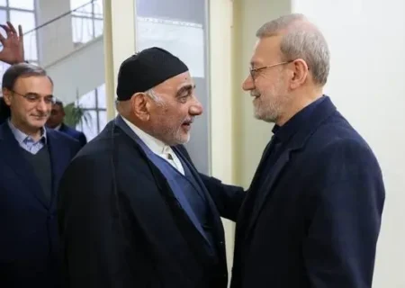 دیدار علی لاریجانی با عادل عبدالمهدی نخست وزیر اسبق جمهوری عراق|عکس