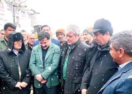 کلنگ زنی پروژه بهسازی روستایی در منطقه صعب العبور پیچاب