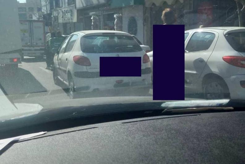 دستگیری دختر نیمه عریان در یکی از خیابان‌های تهران