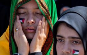 تظاهرات روز قدس در حمایت از فلسطین در کشمیر