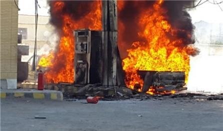 وقوع انفجار در پمپ‌بنزین جهرم